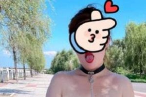 最新蜂腰胖臀尤物反差婊~极品吊钟巨Rren qi想想