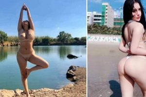 为什么说大波浪美?因为大波浪可以遮住你所有的赘肉。